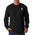 Unisex Cotton Long Sleeve T-Shirt Black